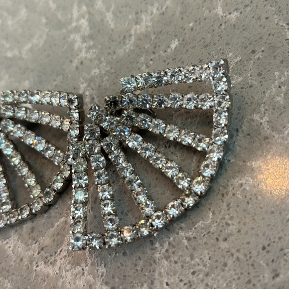 Vintage Rhinestone Shoe clips - Picture 3 of 7